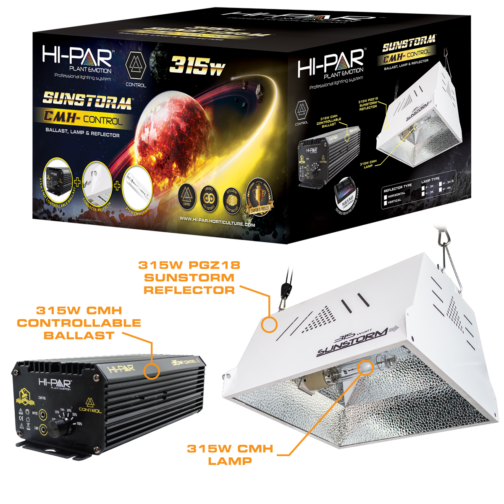 HI-PAR 315W SUNSTORM CONTROL KIT With Horti-Vision 315W Lamp - Image 3