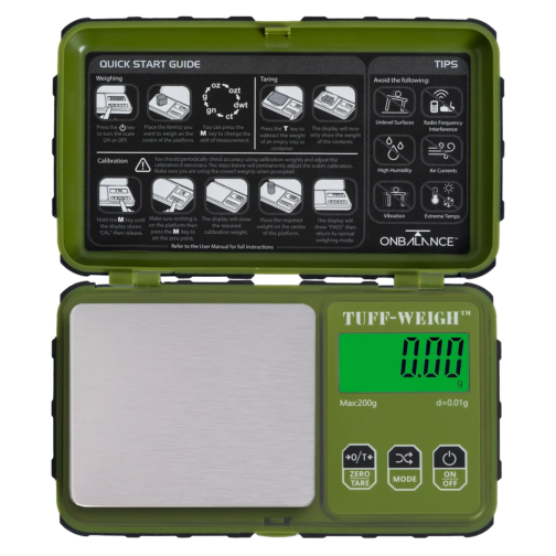 On Balance Tuff Weigh Scale TUF-200GN ( 200g x 0.01g ) - GREEN - Image 4