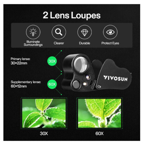 VIVOSUN JEWELERS LOUPE MAGNIFIER - Image 2