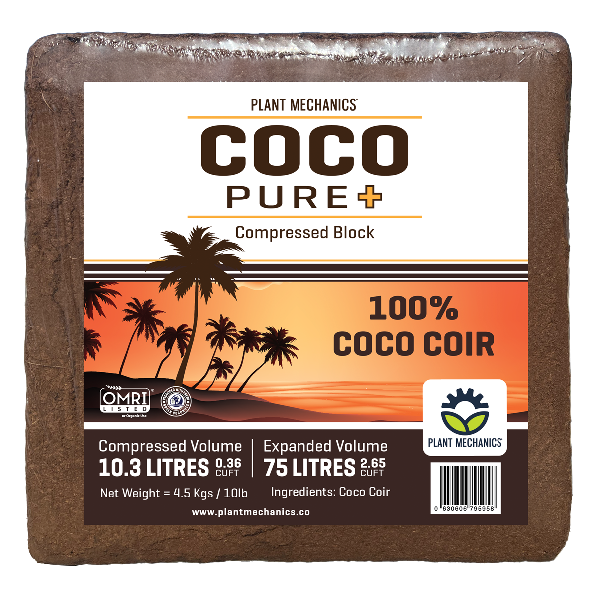 PM COCO PURE COMPRESSED BLOCK