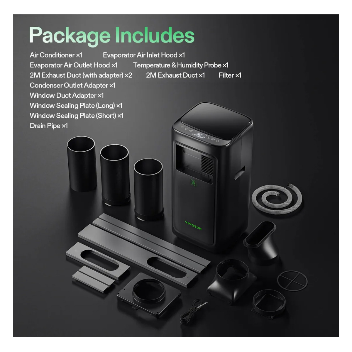 VIVOSUN AEROLUSH CO8 INTELLIGENT AIR CONDITIONER - Image 6