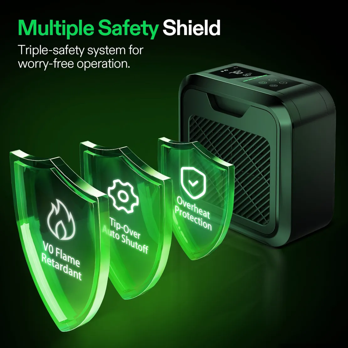 VIVOSUN AEROFLUX GROW TENT HEATER 700W - Image 3