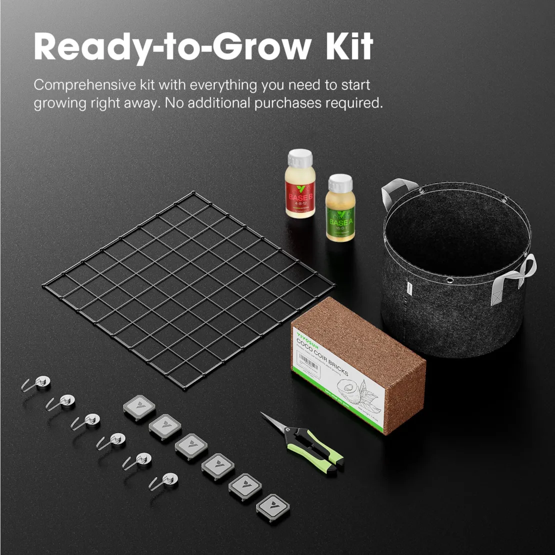 VIVOSUN VGROW INCLUDES EXCLUSIVE UPGRADE BOX + BONUS MINI RUN KIT FULL SPEC - Image 7