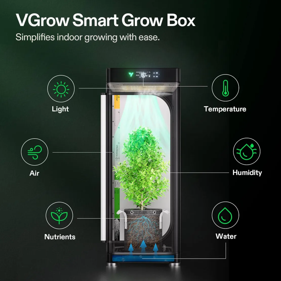 VIVOSUN VGROW INCLUDES EXCLUSIVE UPGRADE BOX + BONUS MINI RUN KIT FULL SPEC - Image 2